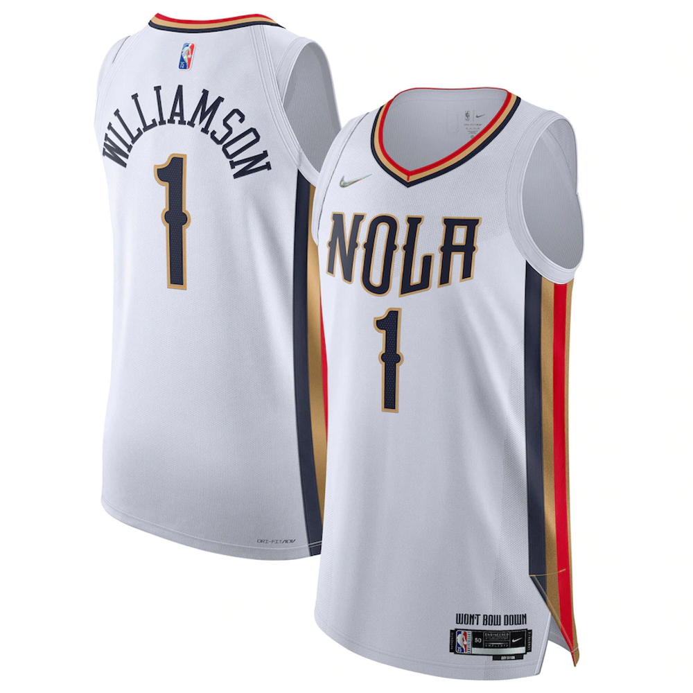 Zion Williamson New Orleans Pelicans Jersey