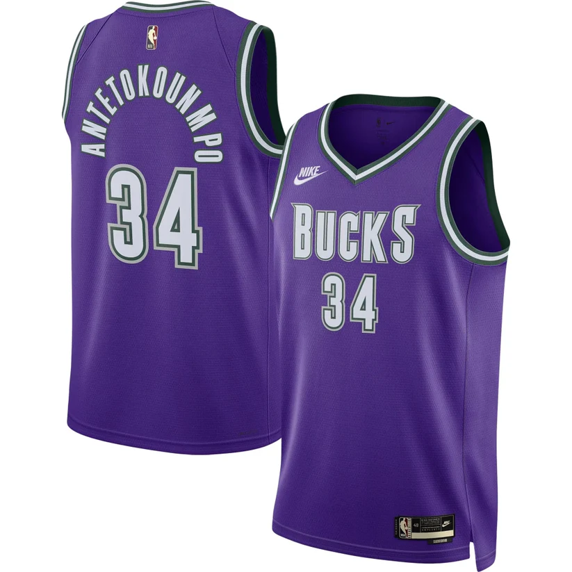 Giannis Antetokounmpo Milwaukee Bucks Jersey
