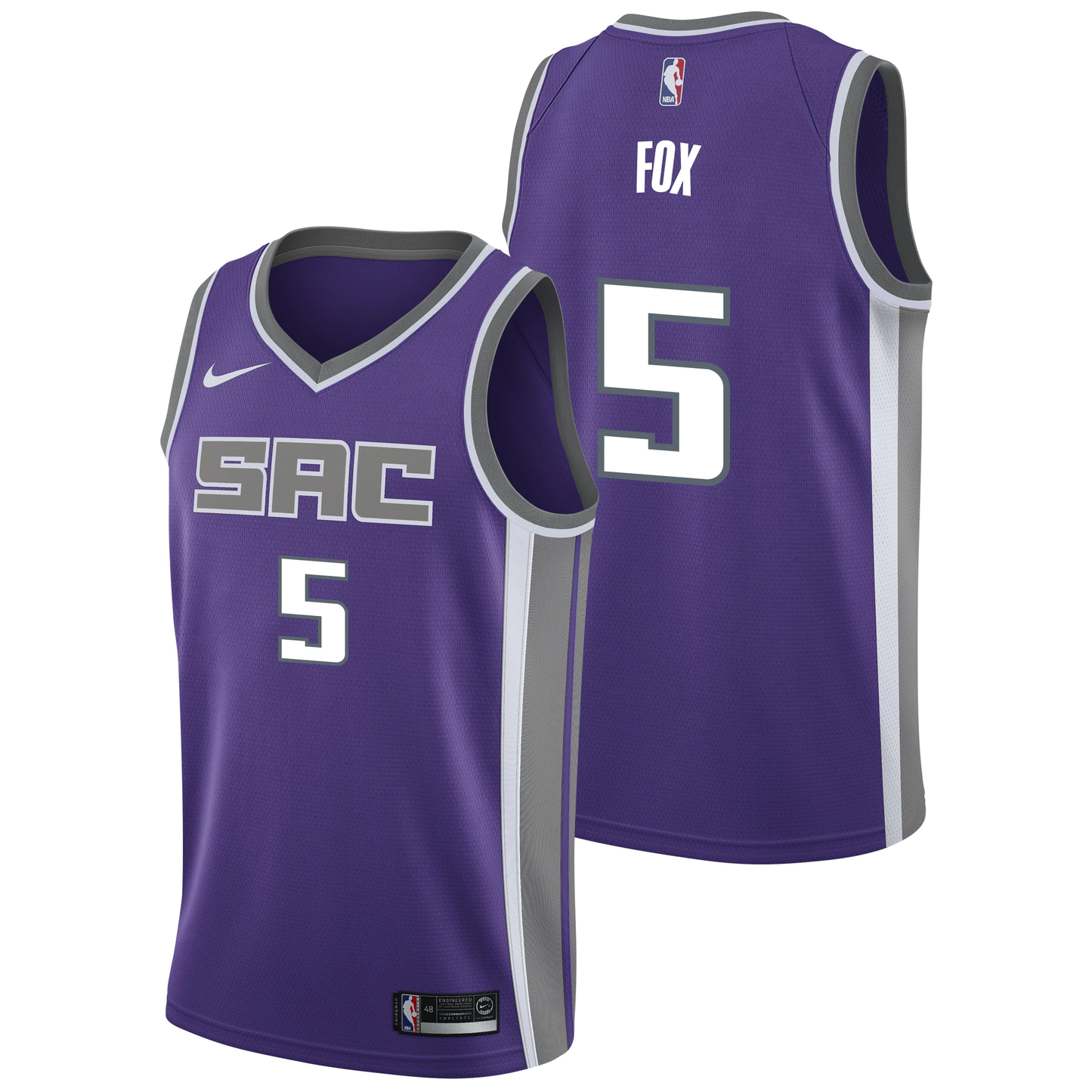 De'Aaron Fox Sacramento Kings Jersey