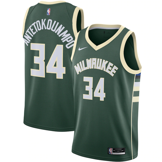 Giannis Antetokounmpo Milwaukee Bucks Jersey