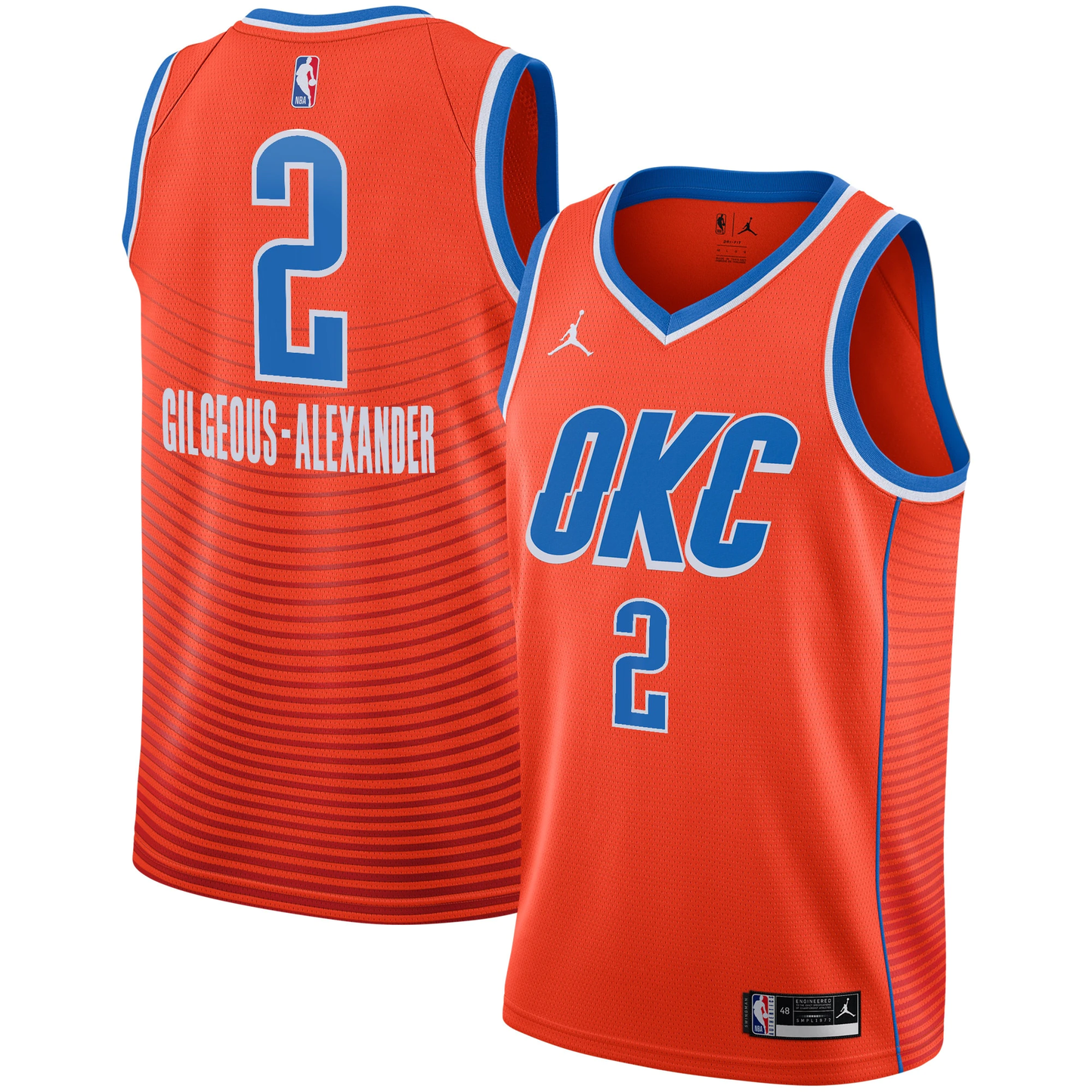 Shai Gilgeous-Alexander Oklahoma City Thunder Jersey