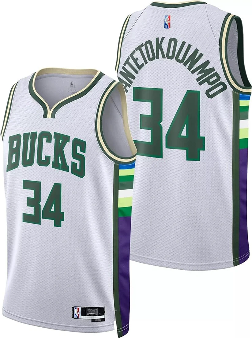 Giannis Antetokounmpo Milwaukee Bucks Jersey