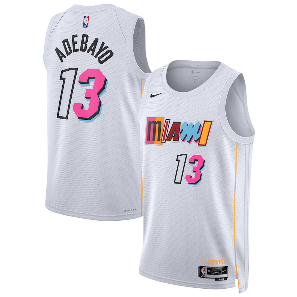 Bam Adebayo Miami Heat Jersey